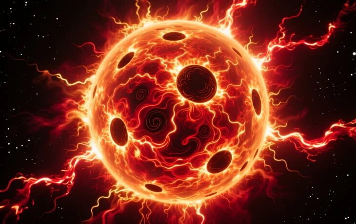 Ученые зафиксировали новые активные области на Солнце способные вызвать магнитные бури на Земле