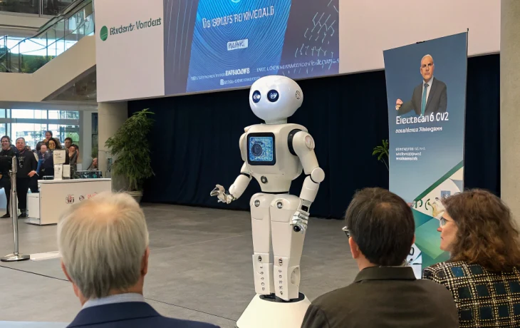 Робот Арди от ПСБ впечатлил гостей форума «Финополис» в Сириусе Робот Арди от ПСБ впечатлил гостей форума «Финополис» в Сириусе