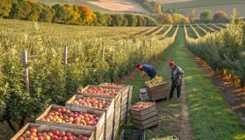 На Кубани собрали более 150 тысяч тонн яблок и груш, несмотря на сложные погодные условия