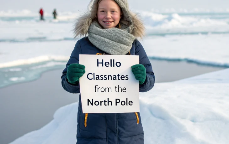 Школьница из Ейска отправила видеопривет с Северного полюса и рассказала о жизни в Арктике Школьница из Ейска отправила видеопривет с Северного полюса и рассказала о жизни в Арктике