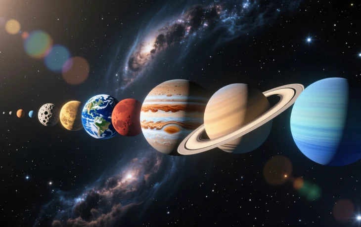 Уникальный парад планет ожидается в конце декабря 2025 года