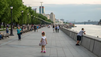 Трехлетняя девочка найдена на набережной Новосибирска