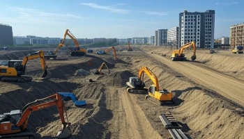 Строительство комплекса Искра в Барнауле: бесшумные технологии и забота о сквере