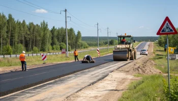 Дорожный ремонт в Нижегородской области выполнен на 20%