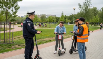 Профилактика нарушений ПДД на электросамокатах в Тольятти
