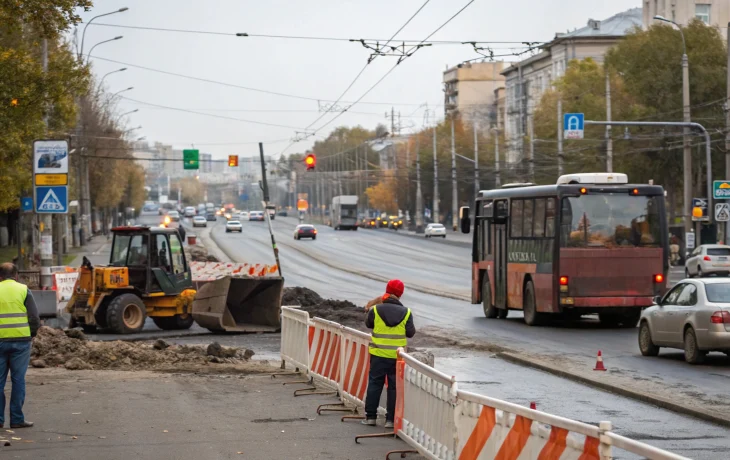 Авария на сетях водоснабжения нарушила движение в Челябинске Авария на сетях водоснабжения нарушила движение в Челябинске
