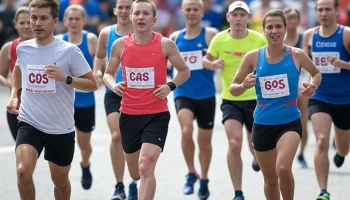 Эстафета памяти Покрышкина собрала 2500 новосибирцев в День Победы
