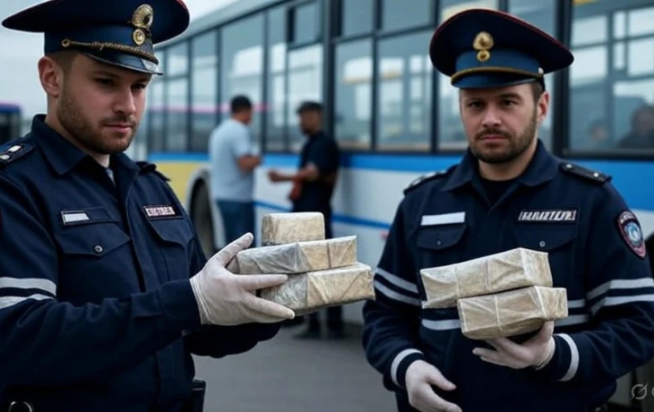 Задержание наркокурьера в Барнауле Задержание наркокурьера в Барнауле