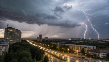 Краснодар лидирует по числу гроз среди городов-миллионников