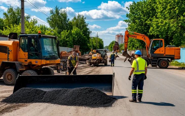 Барнаул улучшает дороги и тротуары Барнаул улучшает дороги и тротуары