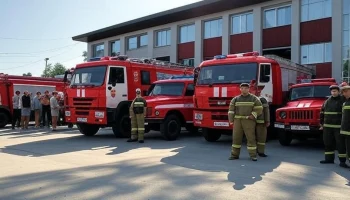 Новый пожарный пост открыт в Голышманово для защиты местных жителей