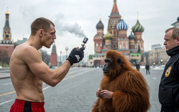 Москва: ФБР осудила боксёршу за вейп с орангутаном Москва: ФБР осудила боксёршу за вейп с орангутаном