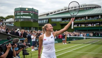 Камилла Рахимова из Лондона вышла в третий круг Уимблдона после победы над Паолини