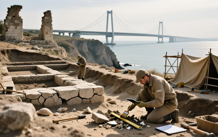 У Крымского моста обнаружили неизвестную древнеримскую крепость У Крымского моста обнаружили неизвестную древнеримскую крепость