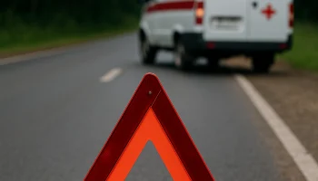 В Дагестане перевернулся автобус с детьми