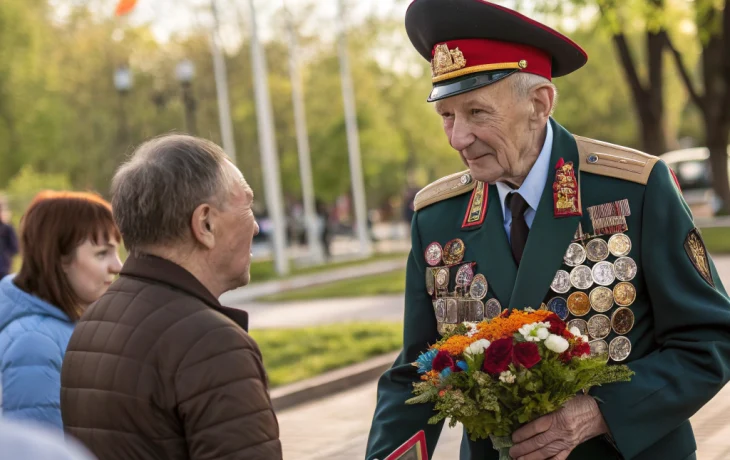 Почтенный ветеран с Кубани встречает 102-й День Победы с бодростью и интересом к жизни Почтенный ветеран с Кубани встречает 102-й День Победы с бодростью и интересом к жизни