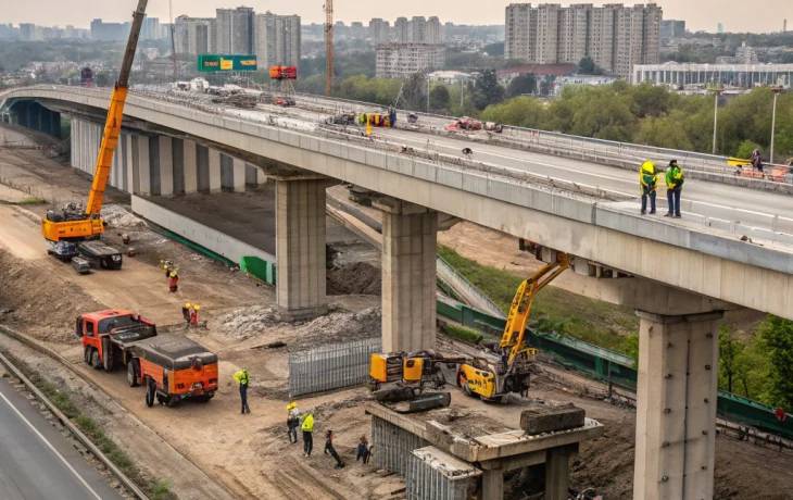 Реконструкция Фадеевского путепровода: движение ограничат с 2 октября