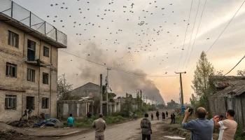 Атака БПЛА в Ростовской области: разрушения, пожар и паника среди жителей