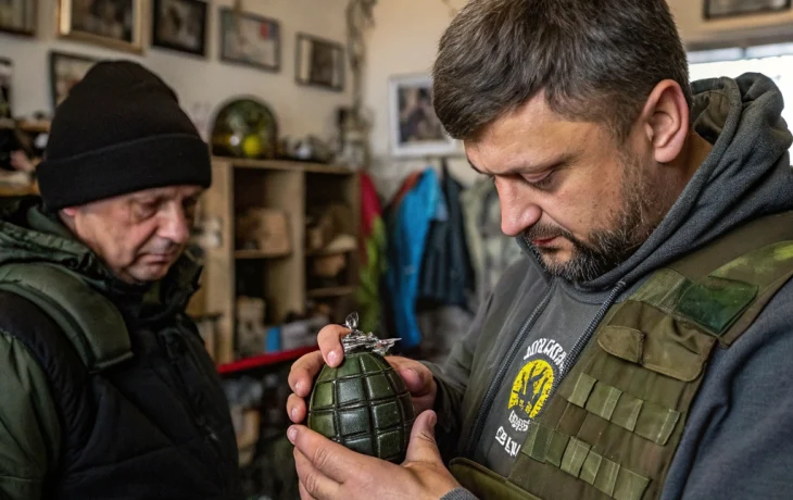 В Анапе мужчина нашел гранату, хранил дома и принес коллекционеру В Анапе мужчина нашел гранату, хранил дома и принес коллекционеру