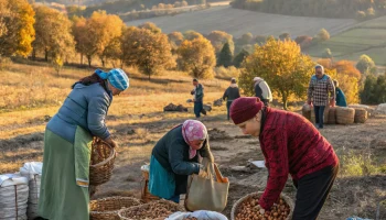 На Кубани начался масштабный сбор фундука с рекордным урожаем и высоким качеством ореха