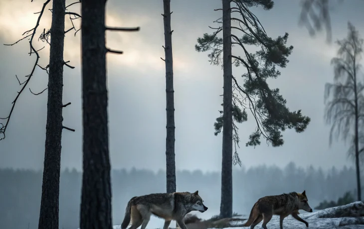 Одинокие волки Ленобласти собираются в стаи к зиме, биолог показал редкого зверя Одинокие волки Ленобласти собираются в стаи к зиме, биолог показал редкого зверя