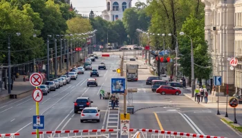 В Краснодаре ограничат движение на улице Седина из-за газификации Вечного огня
