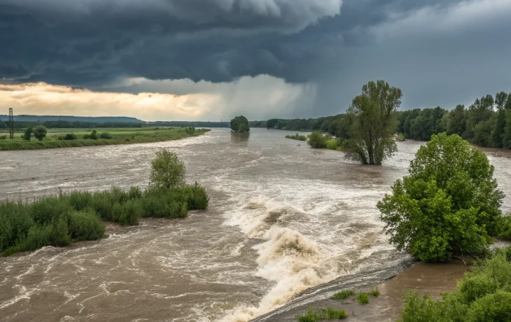 Сильные дожди и подъем рек на Кубани вызвали затопления и предупреждения МЧС Сильные дожди и подъем рек на Кубани вызвали затопления и предупреждения МЧС
