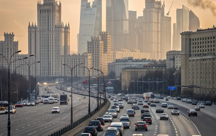 Семибалльные пробки парализовали Москву: водители застряли более часа на ключевых магистралях Семибалльные пробки парализовали Москву: водители застряли более часа на ключевых магистралях