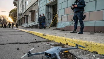 В Новороссийске сбитый беспилотник повредил здание, власти усилили меры безопасности