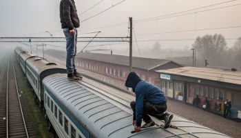 Трагедия на Кубани: подросток погиб от удара током на крыше грузового поезда