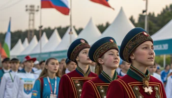 Кубанская делегация представила традиции на слете казачьей молодежи в Волгограде