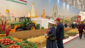 Кубань демонстрирует достижения сельского хозяйства на «Золотой осени» в Москве