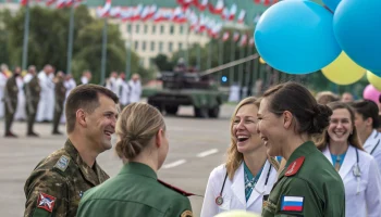 Военные врачи Кубани отметили праздник и поделились опытом службы в СВО