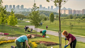 В Краснодаре озеленяют сквер Чепеги и Шаляпинский бульвар по проекту благоустройства