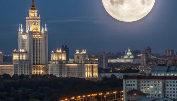 Москвичи увидят редкое суперлуние — самое яркое полнолуние осени 2025 года