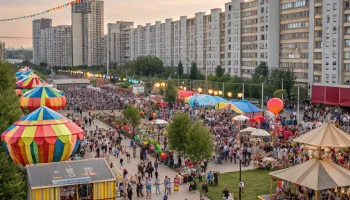 Краснодарский фестиваль «На первом месте» собрал сотни жителей в ЖК «Родные просторы»
