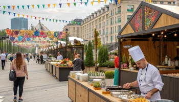Краснодар отметил день города гастрономическим фестивалем и концертами с участием звезд