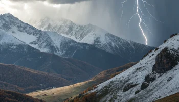 На Кубани 29 октября ожидаются ливни, грозы и мокрый снег в горах