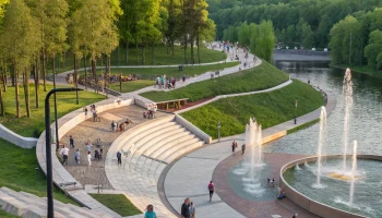 В парке «Краснодар» открылся уникальный водный амфитеатр для прогулок и отдыха