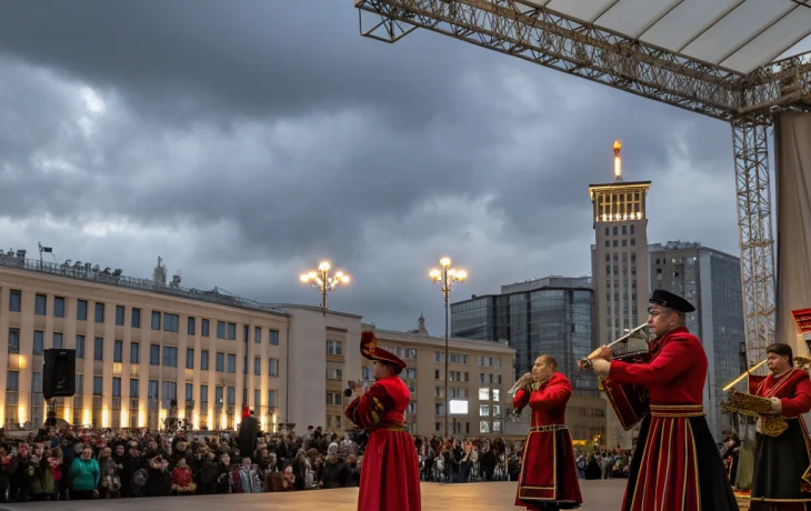 Казачий ансамбль «Казачья душа» объединил Краснодар в День народного единства