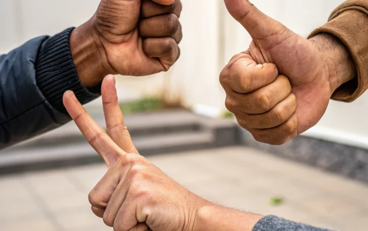 В Петербурге выбрали лучших в игре «Камень-ножницы-бумага» В Петербурге выбрали лучших в игре «Камень-ножницы-бумага»