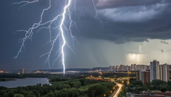 На Кубани ожидаются ливни, грозы, град и шквалистый ветер с 23 по 25 августа
