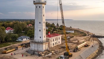 В Мержаново построят новый маяк после пожара, обещают сделать его еще красивее