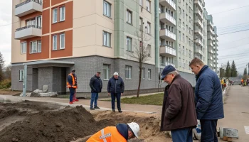 Жильцы краснодарской новостройки страдают из-за отключенной воды и неработающей канализации