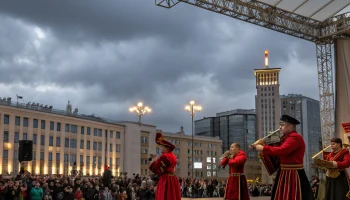 Казачий ансамбль «Казачья душа» объединил Краснодар в День народного единства