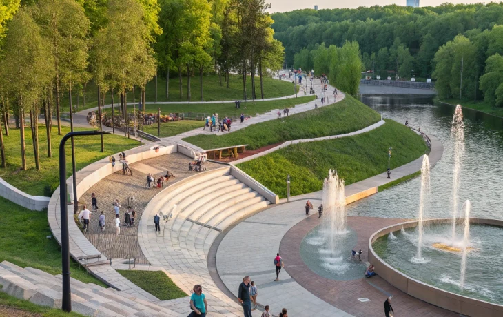 В парке «Краснодар» открылся уникальный водный амфитеатр для прогулок и отдыха В парке «Краснодар» открылся уникальный водный амфитеатр для прогулок и отдыха