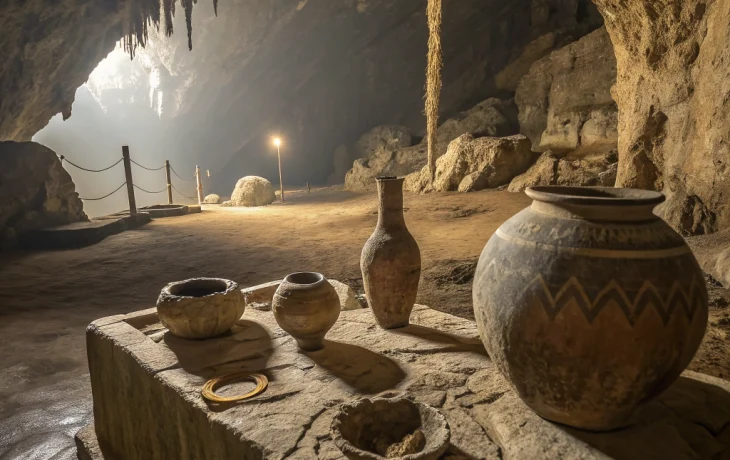 Археологи нашли следы древних людей в гроте Ахцу под Сочи Археологи нашли следы древних людей в гроте Ахцу под Сочи