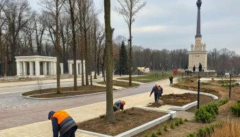 Завершение благоустройства парка 30-летия Победы в Каневской ожидается к ноябрю