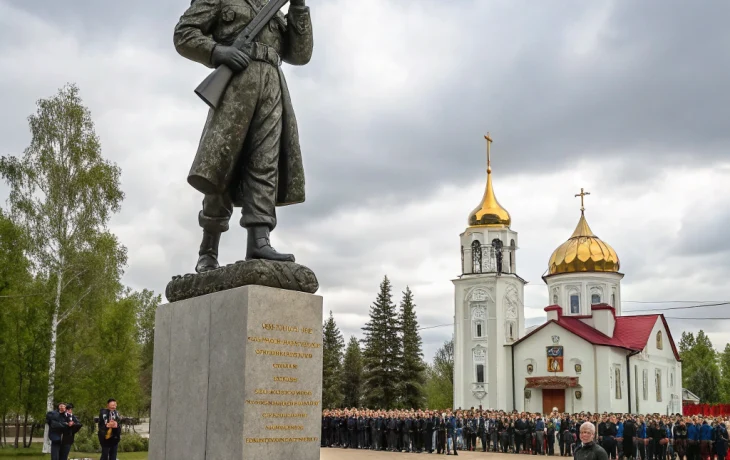 В Полтавской открыли памятник советскому солдату — символу Победы и освобождения Европы В Полтавской открыли памятник советскому солдату — символу Победы и освобождения Европы