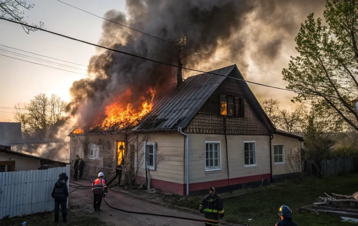 В Горячем Ключе пожарные быстро потушили огонь в частном доме на улице Вишневой В Горячем Ключе пожарные быстро потушили огонь в частном доме на улице Вишневой